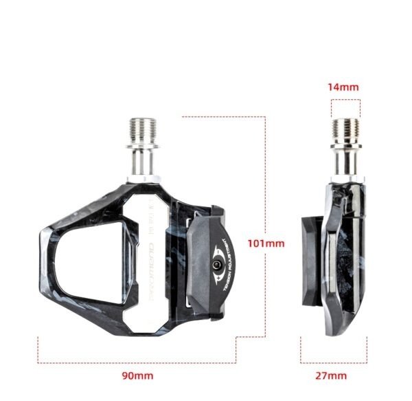 Producto - Pedales Automáticos Ruta Promend PD-R93W-TI Carbono y Eje de Titanio - 2
