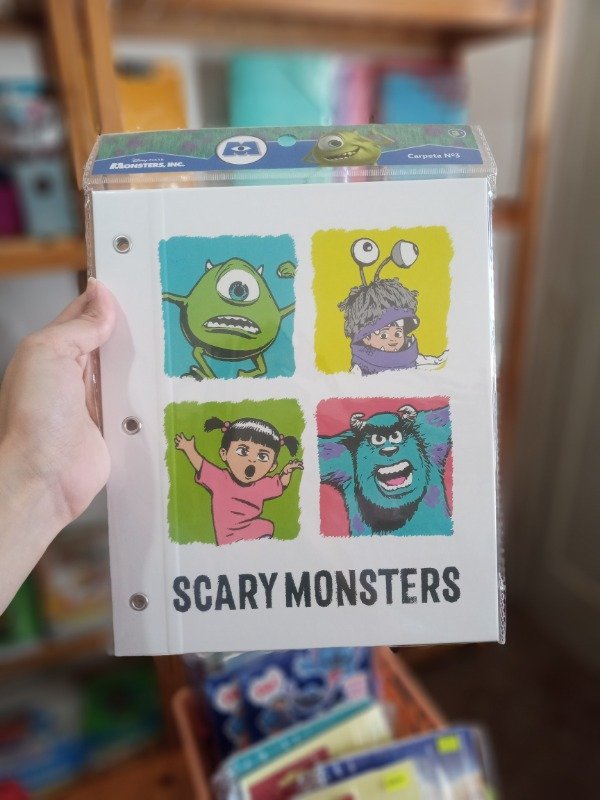 Producto - Carpeta escolar Ezco N3 Monsters, Inc
