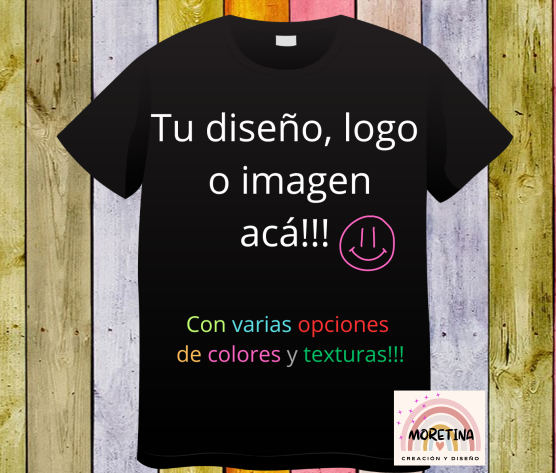 Producto - Pack de 2/3/5 Remeras Personalizadas Algodón - Talles y diseños Varios