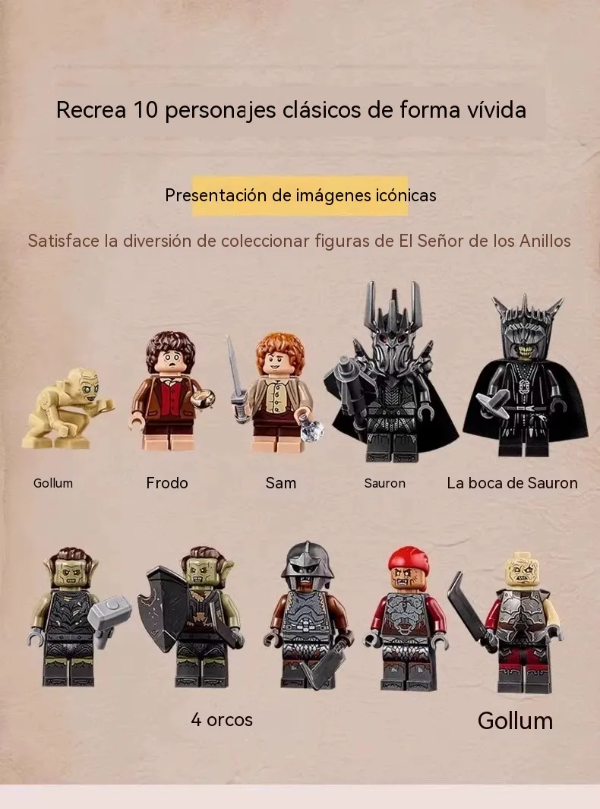 Producto - Simil Lego Barad Dur - El Señor de los Anillos (83cm) - 1