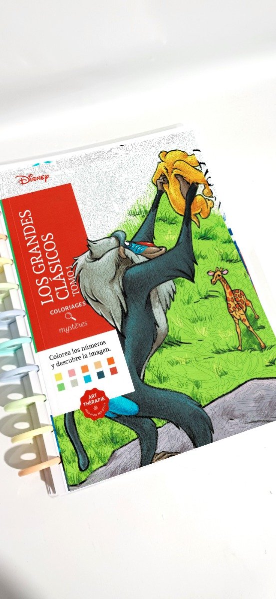 Producto - Libro para Colorear con números: Clasicos de Disney Tomo 1