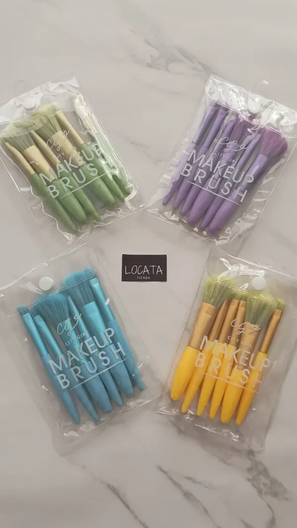 Producto - SET DE BROCHAS BY CITY GIRL