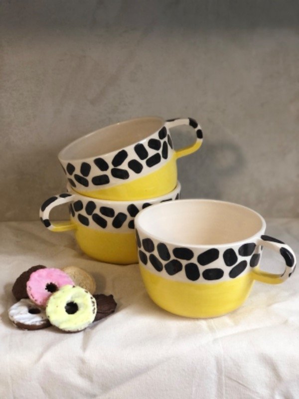 Producto - TAZON AMARILLO Y NEGRO