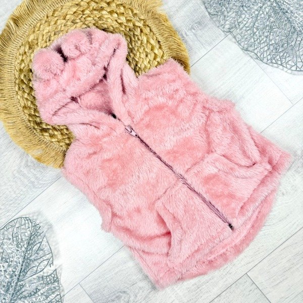 Producto - Chaleco Teddy rosa