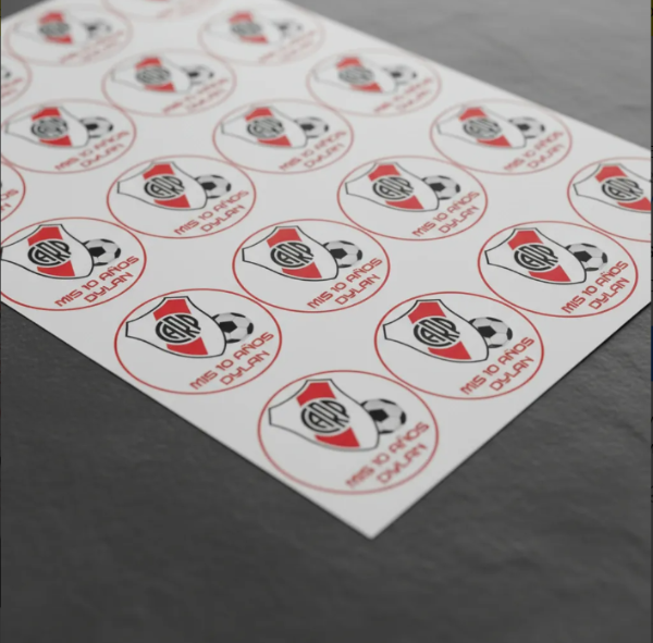 Producto - Etiquetas Imprimibles Editables River Plate - 2