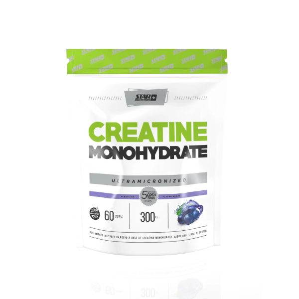 Producto - CREATINE MONOHYDRATE UVA DOYPACK 300 GRS. - STAR NUTRITION