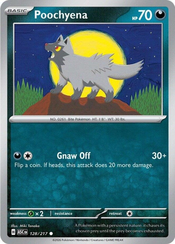 Producto - Poochyena (128/217) [Mega Evolution: Ascended Heroes]