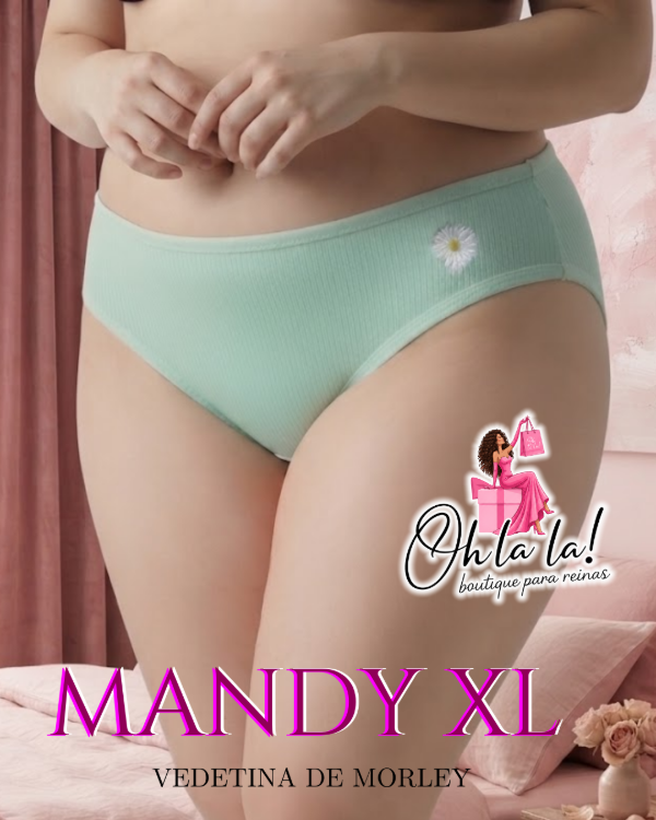 Producto - MANDY XL VEDETINAS DE MORLEY XL CON BORDADO DE MARGARITA - 0