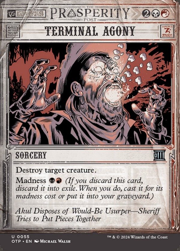 Producto - Terminal Agony #55 Showcase  Breaking News