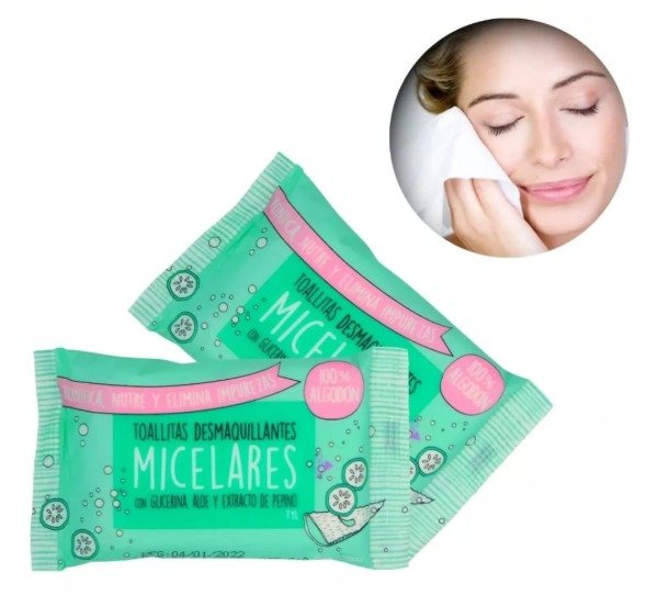 Producto - TOALLITAS DESMAQUILLANTES MICELARES
