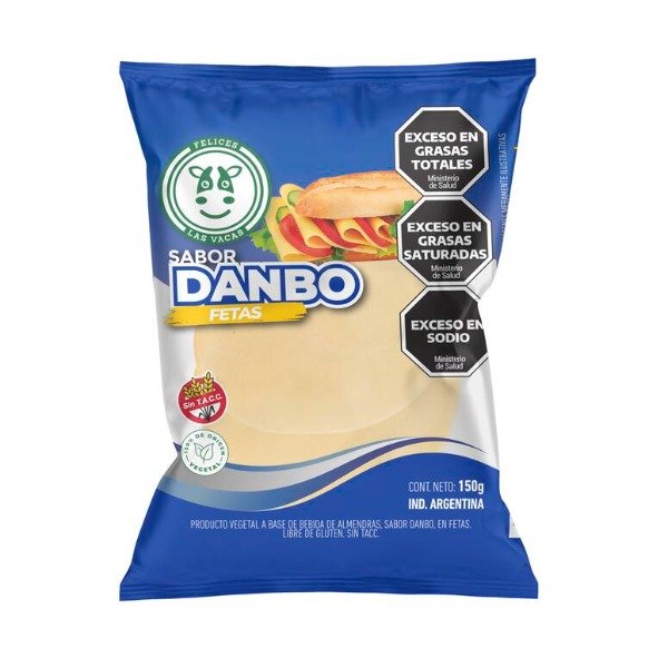 Producto - Queso Danbo en Fetas x 150g SIN TACC- Felices las Vacas