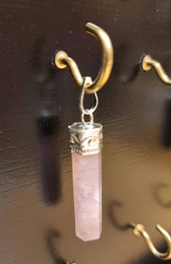 Producto - Dije Cuarzo Rosa 6 caras