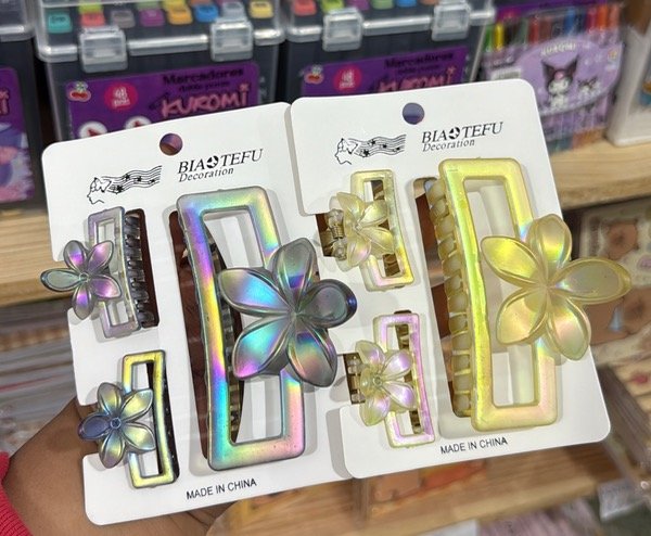 Producto - Set trabas flor