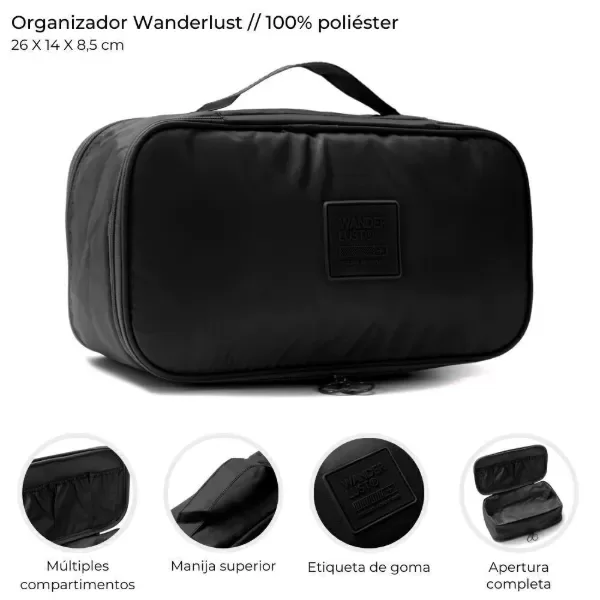 Producto - PREVENTA ORGANIZADOR doble cierre BLACK