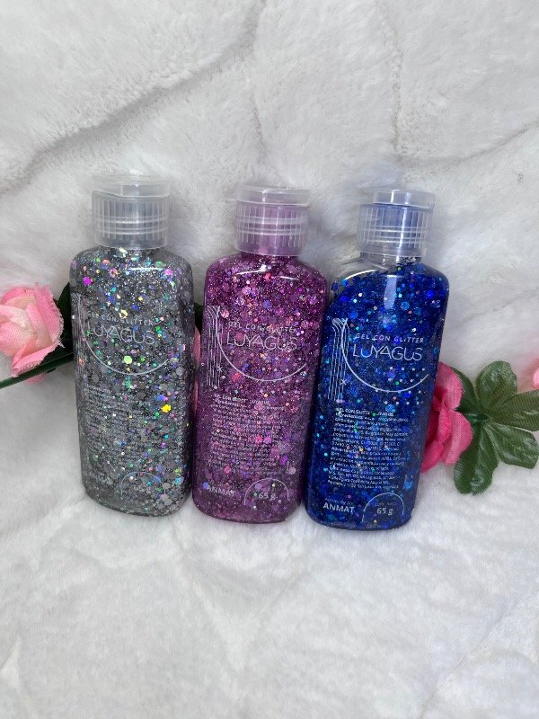 Producto - Gel con gliter luyagus en botellita