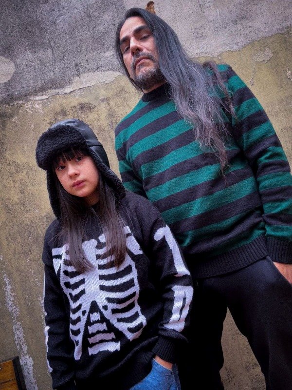 Producto - Sweater verde y negro