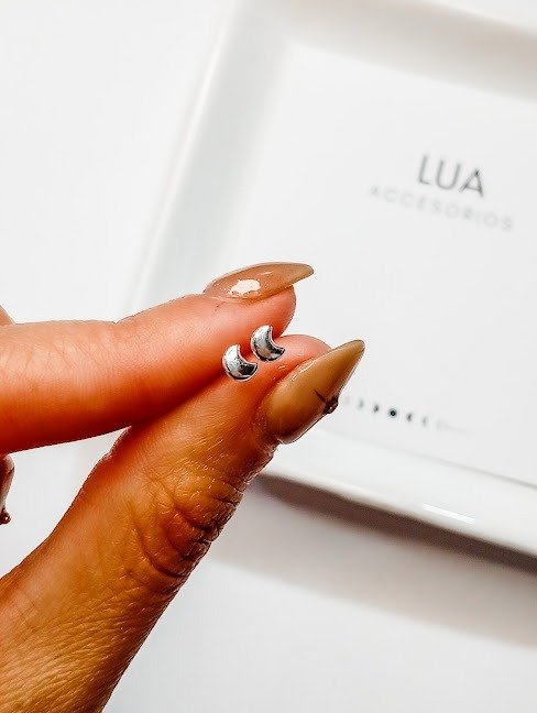 Producto - Aros LUNITAS - Acero blanco
