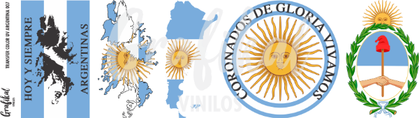 Producto - Transfer Color UV Argentina 007