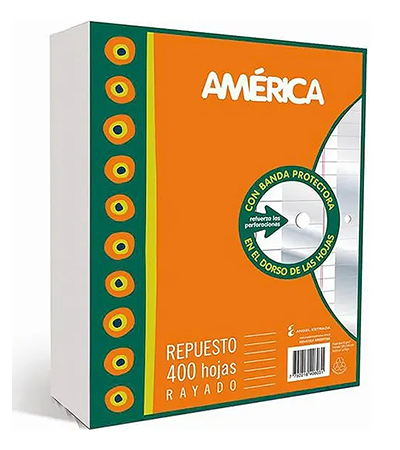 Producto - Repuesto escolar N 3 AMERICA X 400 hs
