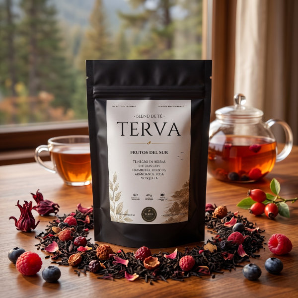 Producto - Té Frutos Rojos del Sur - Té Negro Silvestre