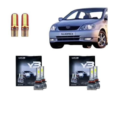 Producto - Kit Cree Led Y3 Luz Baja Y Alta Toyota Corolla Hasta 2005