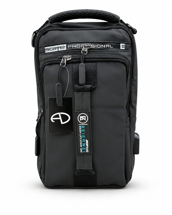 Producto - MORRAL PECHERA PREMIUM NEGRA - 0