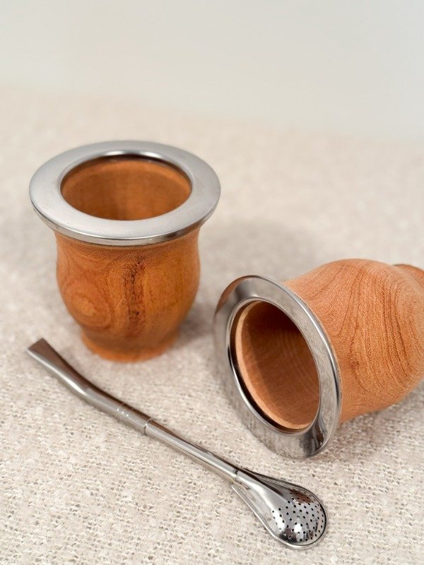Producto - MATE CAMIONERO DE ALGARROBO + BOMBILLA