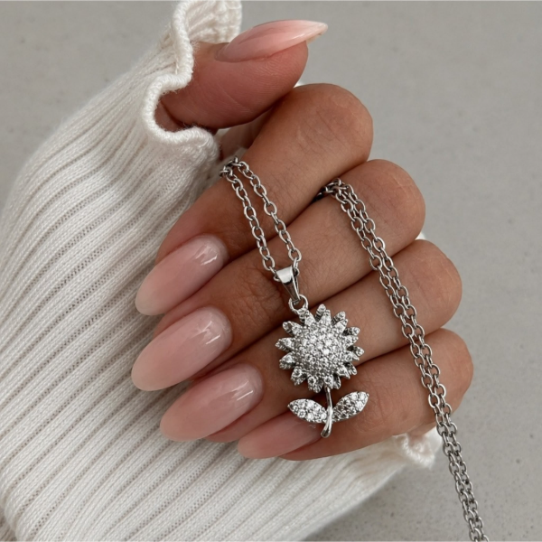 Producto - Collar girasol giratorio