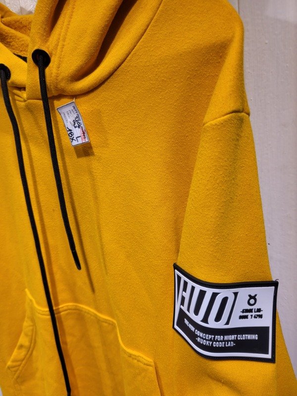 Producto - Buzo HOUKY amarillo hoodie Talle L EN SALE - PRECIO: 18X - 2