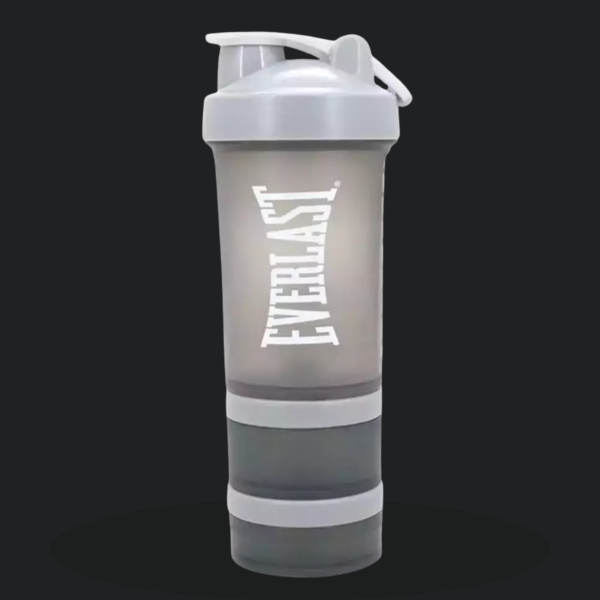 Producto - Shaker Everlast con Doble Compartimento - Vaso Mezclador Premium