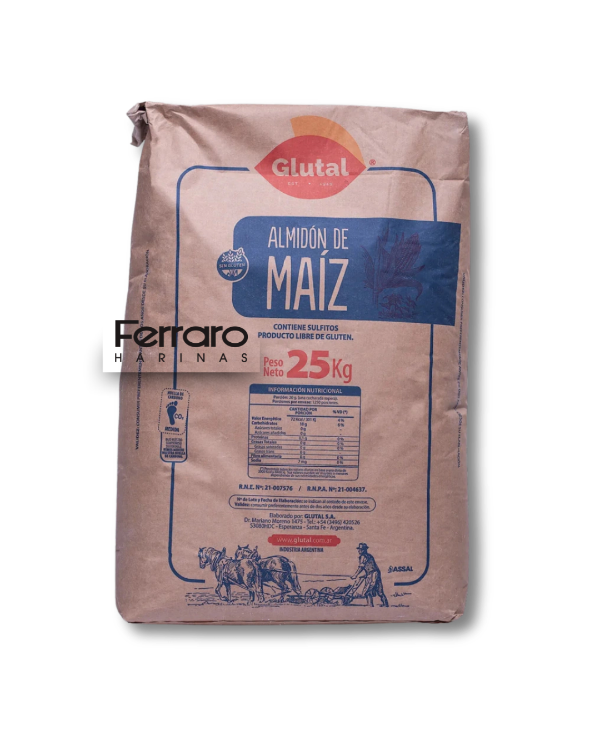 Producto - Almidón de maíz GLUTAL 25kg