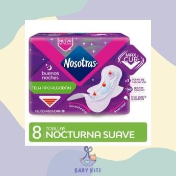 Producto - NOSOTRAS TOALLAS BN TELA CURVMAX X8U.