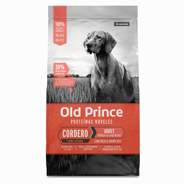 Producto - Old Prince Novel Perros Cordero Ad. Medium x 3 Kg. - 0