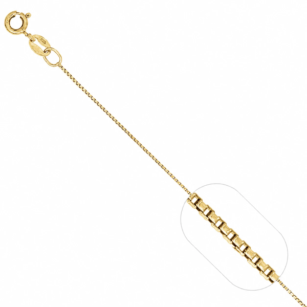 Producto - Cadena veneciana gold 45cm