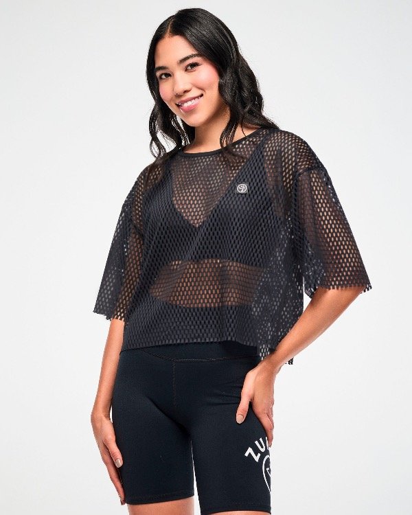 Producto - Zumba Basic Mesh Crop Top - PRÓXIMAMENTE !!! - 0