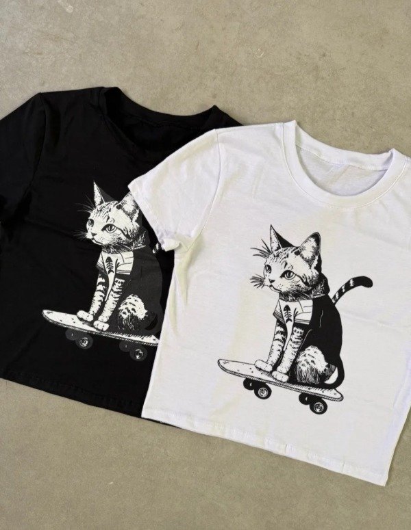 Producto - [t073] Remera little Gatito
