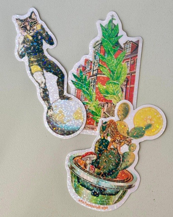 Producto - Stickers Glitter x3
