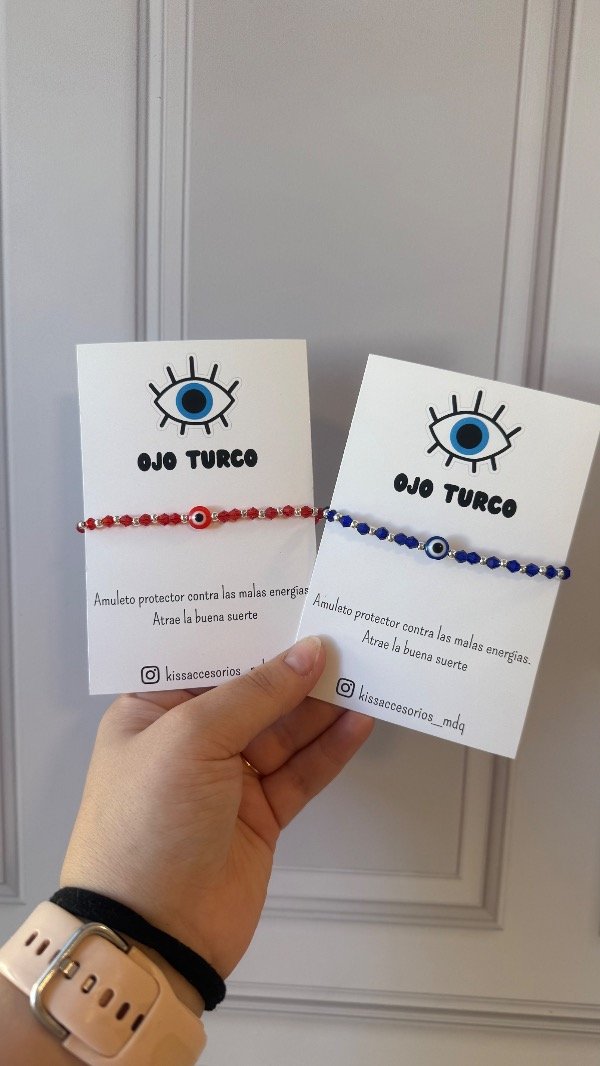 Producto - Pulsera ojo turco con cristales - 1 U