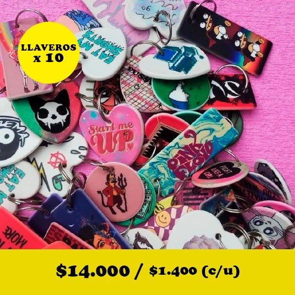Producto - Llaveros x 10 unidades