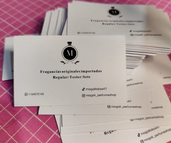 Producto - 100 Tarjetas de Presentación/Agradecimiento  9x5 cm - 10