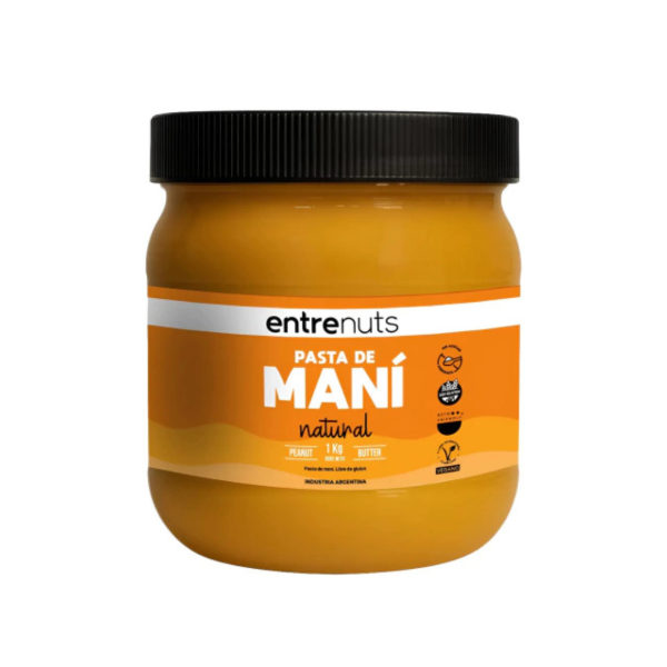 Producto - PASTA DE MANI 1 KG. - ENTRENUTS - 0