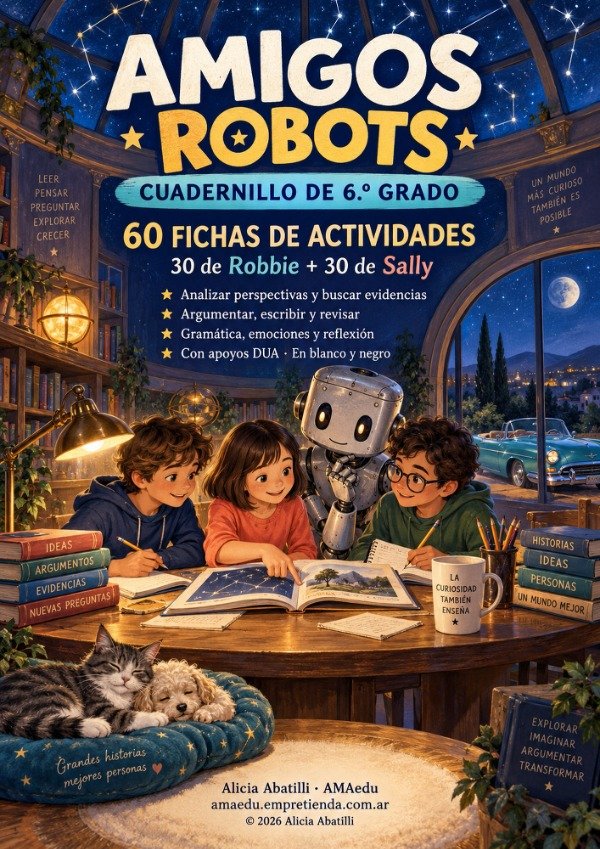 Producto - Pack AMIGOS ROBOTS (Ciencia Ficción, Segundo Ciclo) - 5