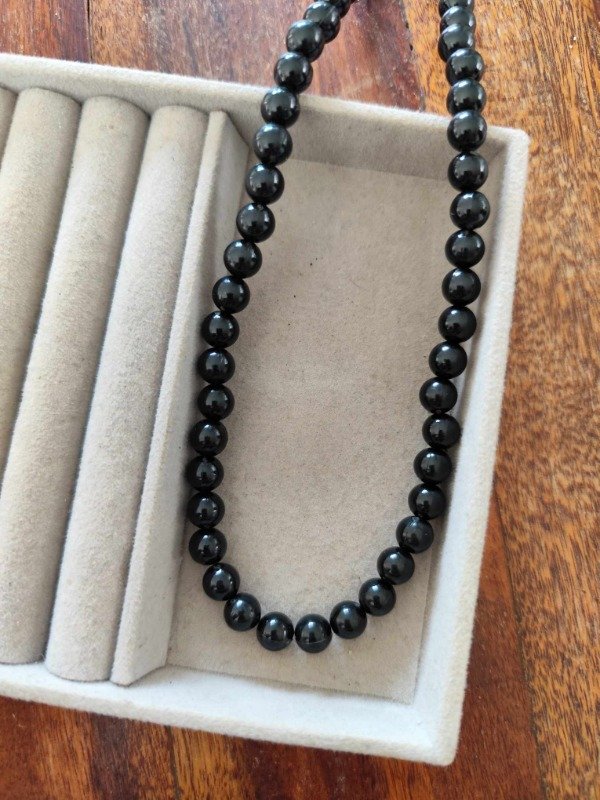 Producto - Collar perlas negras