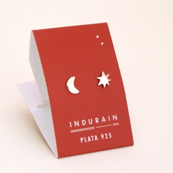 Producto - Aros luna y estrella