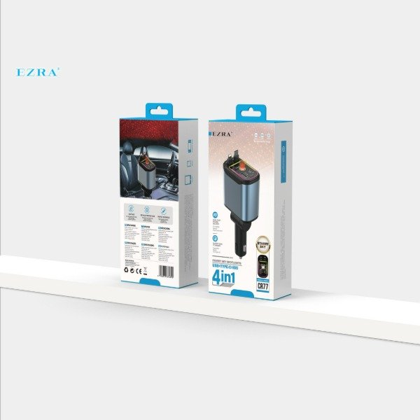Producto - Modulador Carga Rápida 4en1+ Luz Estrella Ambiental  2Cables TPC C+USB-IOS CR77.