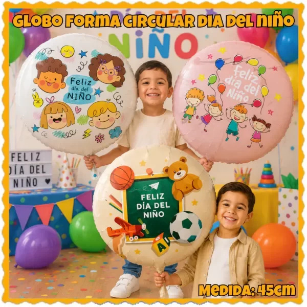 Producto - Globo día del niño 45 cm