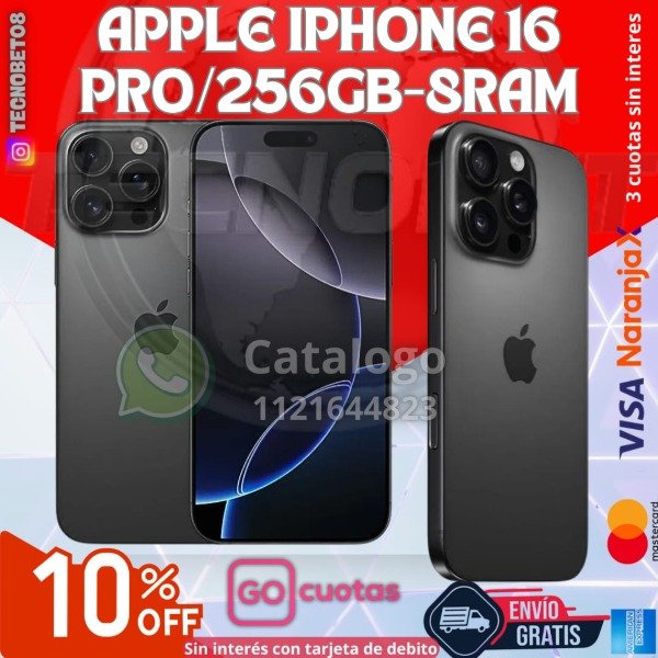 Producto - APPLE IPHONE 16 PRO/256GB-8RAM