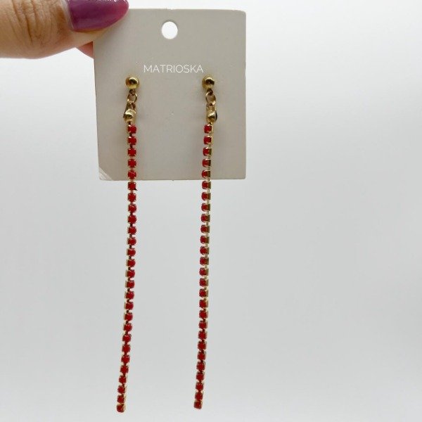 Producto - Aros Rojo Art 1451