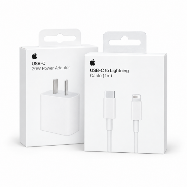 Producto - Combo Cargador USB-C 20W + Cable Lightning 1 m