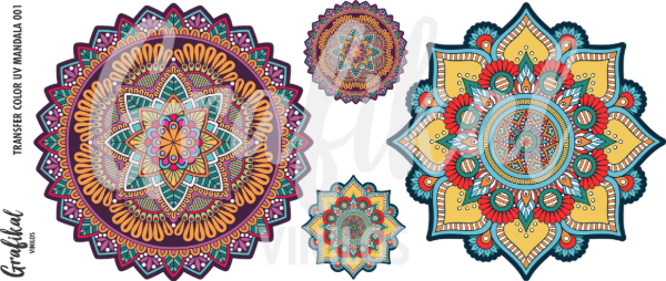 Producto - Transfer Color UV Mándala 001